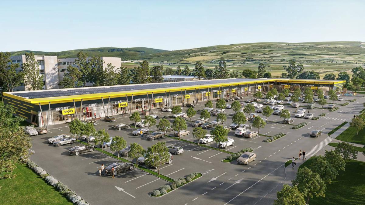 A new era is about to start in Salgótarján: the city's first STOP SHOP retail park is being built