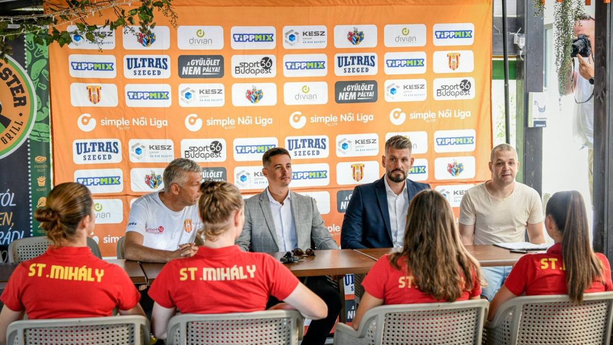 Készülnek az elsőosztályra – sajtótájékoztatót tartott a KÉSZ St. Mihály FC női futballcsapata