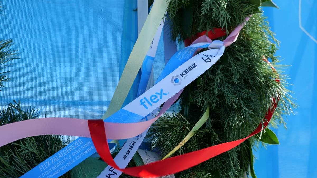 Újabb mérföldkőhöz érkezett a Flex zalaegerszegi fejlesztése